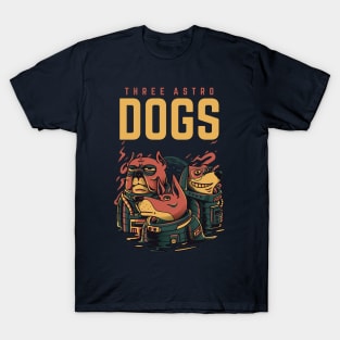 Three astro dogs T-Shirt